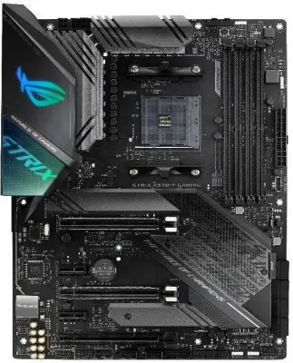 Материнская плата Asus ROG STRIX X570-F GAMING Soc-AM4 AMD X570 4xDDR4 ATX AC`97 8ch(7.1) GbLAN RAID+HDMI+DP