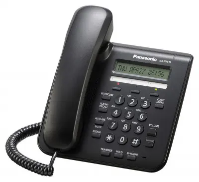 Телефон IP Panasonic KX-NT511PRUB черный