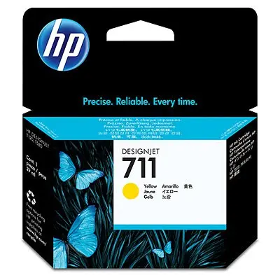 HP CZ132A Картридж №711, Yellow {Designjet T120/T520, Yellow (29ml)}