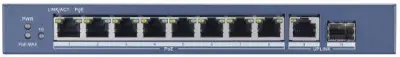 Коммутатор Hikvision DS-3E0510P-E 9G 1SFP 8PoE+ 110W неуправляемый