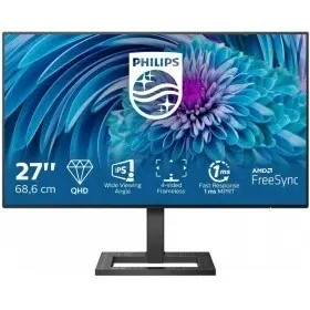 LCD PHILIPS 27" 275E2FAE черный {IPS 2560x1440 75Hz 1ms 350cd 178/178 1000:1 8bit 2xHDMI1.4 DisplayPort1.2 AdaptiveSync 2x3W VESA}