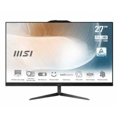 MSI Modern AM272 12M-234XRU  [9s6-af8211-234] Black 27" {FHD i5-1240P/8Gb/1TB + 256Gb SSD/DOS}