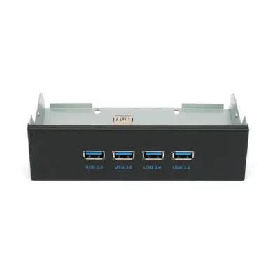 Gembird Планка USB 3.0 на переднюю панель 5.25", 4 порта USB (FP5.25-USB3-4A)