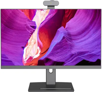 Моноблок Digma PRO AiO 23A 23.8" Full HD Ryzen 5 5625U (2.3) 8Gb SSD256Gb RGr CR Windows 11 Professional GbitEth WiFi BT 90W клавиатура мышь Cam черный 1920x1080