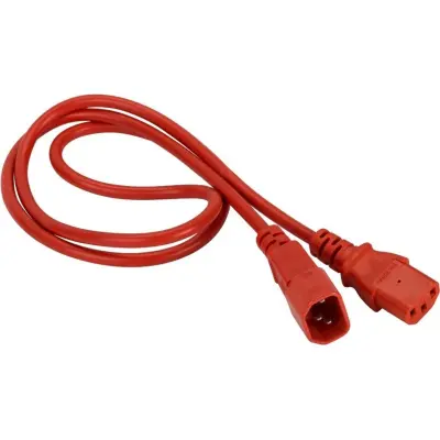 Шнур питания Lanmaster LAN-PP13/14-7.0-RD C13-С14 проводник.:3x0.75мм2 7м 220В 10А красный