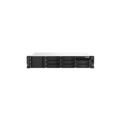 Сетевое хранилище без дисков/ SMB QNAP TS-864eU-RP-8G NAS, 8-tray 3,5"/2,5" w/o HDD, 4-core Intel Celeron N5095 2.0-2.9 GHz, 8GB DDR4 max, 2x2.5GbE LAN, 2U Rackmount, 2x300W PSU.  W/o rail kit RAIL-B02