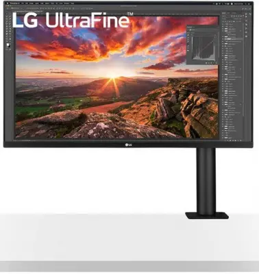 LCD LG 31.5'' 32UN880-B {IPS 3840x2160 60Hz 350cd 178/178 3000:1 5ms 2xHDMI DisplayPort USB-Hub Height Tilt Speakers} [32UN880-B.ARUZ]