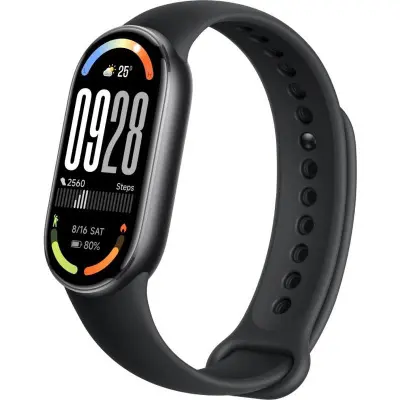 Фитнес-трекер Xiaomi Smart Band 10 TFT корп.:черный рем.:черный (BHR07PYGL)