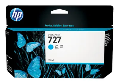 HP B3P19A Картридж №727, Cyan {Designjet T920/T1500, Cyan (130ml)}