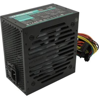 Aerocool 600W VX-600 RGB PLUS (ATX 2.3, 600W, 120mm fan, RGB-подсветка вентилятора)