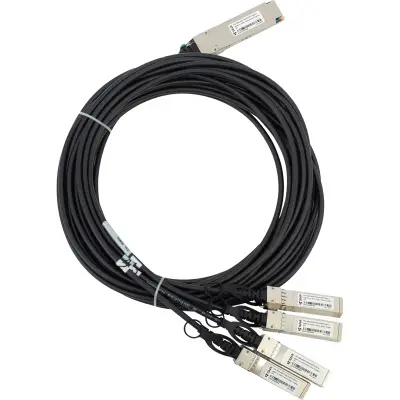 Модуль/ Модуль 40G QSFP-40G->4xSFP+ DAC,  дальность до 3м