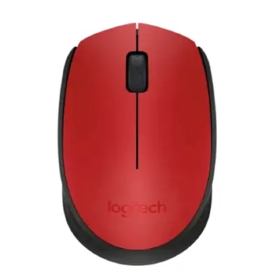 Мышь компьютерная Logitech USB OPTICAL WRL M170 RED 910-004648
