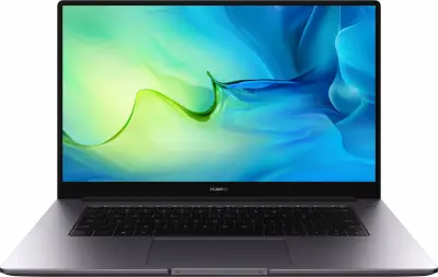 Ноутбук Huawei MateBook D 15 Core i5 1135G7 16Gb SSD512Gb Intel Iris Xe graphics 15.6" IPS FHD (1920x1080) Windows 11 Home grey WiFi BT Cam