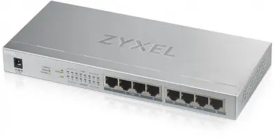 Коммутатор Zyxel GS1008HP-EU0101F 8G 8PoE+ 60W неуправляемый