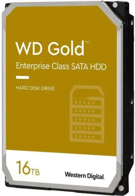 16TB WD Gold  (WD161KRYZ) {SATA III 6 Gb/s, 7200 rpm, 512Mb buffer}