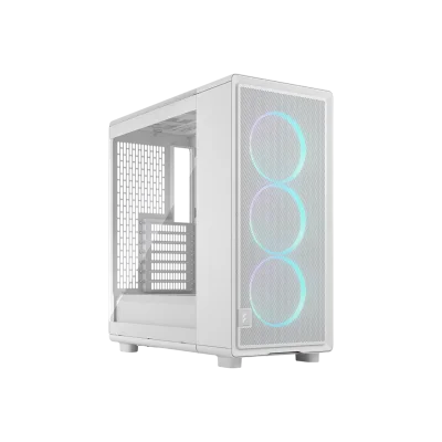 Корпус ПК без блока питания/ Case Fractal Design Epoch TG RGB Clear Tint, Midi-Tower, 3x120mm ARGB, 2xUSB-A 3.2 + 1xUSB 3.2 Type-C ATX, mATX, mITX, White