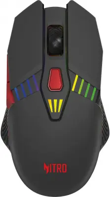 Мышь Acer Nitro OMR305 черный оптическая 3200dpi беспров. BT/Radio USB 6but (ZL.MCECC.020)