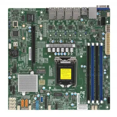 Supermicro MBD-X11SCL-LN4F-O Soc-1151 iC242 mATX 4xDDR4 6xSATA3 SATA RAID i210AT 4xGgbEth Ret