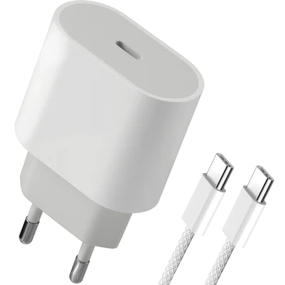 Defender Сетевой адаптер UPA-121 20W, USB C,кабель Type-C,белый