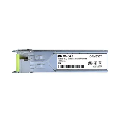 Трансивер/ OFM330T/10KM WDM SFP Transceiver, 1000Base-BX-D, Simplex LC, TX: 1550nm, RX: 1310nm, Single-mode, 10KM