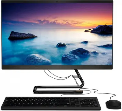 Lenovo IdeaCentre 3 24IIL5 [F0FR002ARK] Black 23.8'' {FHD i5-1035G4/8Gb/512Gb SSD/DVDRW/DOS/k+m}