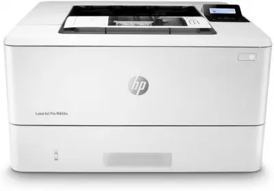 HP LaserJet Pro M404n (W1A52A) (A4, 1200dpi, 4800x600, 38ppm, 128Mb, 2tray 100+250, USB2.0/GigEth, PS3 em., ePrint, AirPrint)