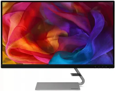 Монитор Lenovo 27" Q27q-1L темно-серый IPS LED 6ms 16:9 HDMI M/M 250cd 178гр/178гр 2560x1440 75Hz DP 2K 5.29кг