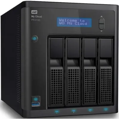 Western Digital WDBKWB0160KBK-EEUE Сетевое хранилище, настольное исполнение 4BAY 16TB