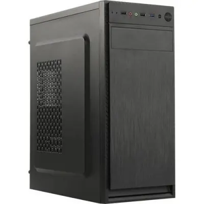 Exegate EX287514RUS Корпус Miditower ExeGate AX-253U-400W-12 (ATX, БП XP400 с вент. 12см, 2*USB+1*USB3.0, аудио, черный)
