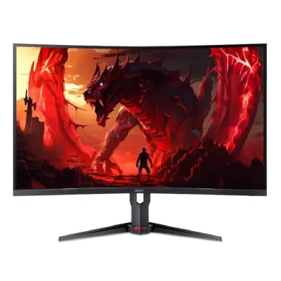 LCD Acer 31.5" XZ323QUX2bmiiprx {VA Curved 2560x1440 240Hz 1ms 250cd 2xHDMI2.1 DisplayPort1.4 2x2W External FreeSync(Premium) Vesa}