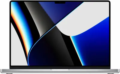 Ноутбук Apple MacBook Pro A2485 M1 Pro 10 core 16Gb SSD512Gb/16 core GPU 16.2" (3456x2234) Mac OS silver WiFi BT Cam (MK1E3B/A)