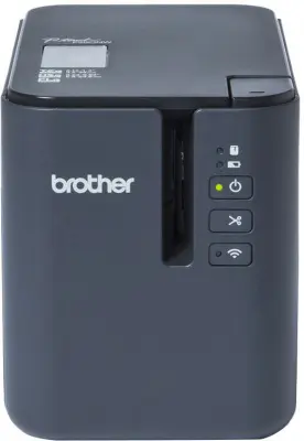 Термопринтер Brother PT-P950NW (для печ.накл.) стационарный светло-серый
