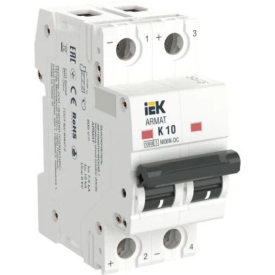 ARMAT Авт. выкл. M06N-DC 2P K 10А IEK