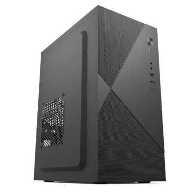 Forza FZ-019-SX450 mATX, 450W, 2xUSB2.0, Black, w/o FAN, 8 cm fan PSU, power cord