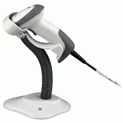Mindeo MD2230AT+ белый {Сканер ШК (ручной, лазерный, 3mil, белый)  подставка, USB}
