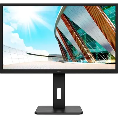 LCD AOC 31.5" Q32P2CA Black с поворотом экрана {IPS 2560x1440 75Hz 4ms 178/178 250cd 50M:1 2xHDMI1.4}