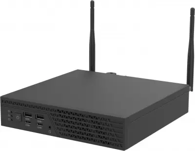 Неттоп IRU 310H6ITF i3 12100T (2.2) 8Gb SSD256Gb UHDG 730 Windows 11 Professional GbitEth WiFi BT 400W черный (1975181)