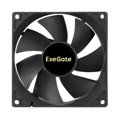 Exegate EX297086RUS Вентилятор 24В DC ExeGate EX09225S3P-24 (92x92x25 мм, Sleeve bearing (подшипник скольжения), 3pin, 2800RMP, 34dBA)