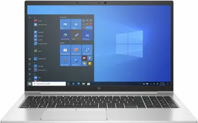 Ноутбук HP EliteBook 855 G8 Ryzen 7 Pro 5850U 8Gb SSD256Gb AMD Radeon 15.6" IPS FHD (1920x1080) 4G Windows 10 Professional 64 silver WiFi BT Cam