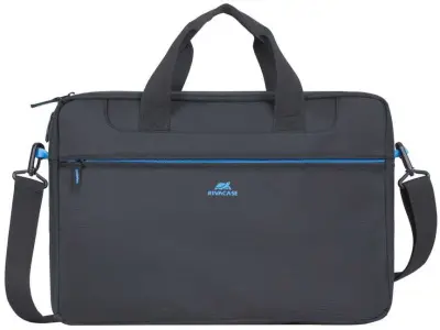 Сумка для ноутбука 16" Riva 8057 черный полиэстер