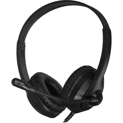 Наушники с микрофоном A4Tech Fstyler FH100U черный 2м накладные USB (FH100U (STONE BLACK))