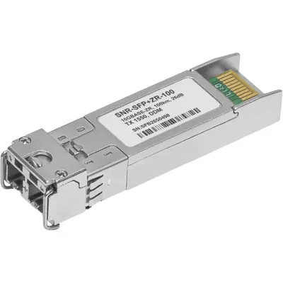 Модуль SFP+ оптический, дальность до 100 км (26dB), DDMI, 1550нм
