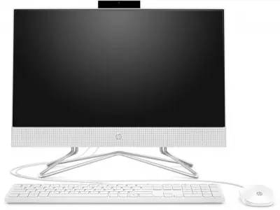 Моноблок HP 205 G4 21.5" Full HD Ath Si 3050U (2.3) 4Gb 1Tb 7.2k RGr DVDRW CR Free DOS GbitEth WiFi BT 65W клавиатура мышь Cam белый 1920x1080