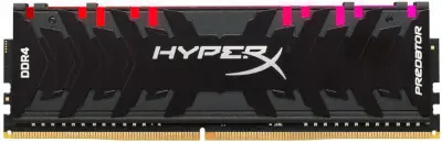 Память DDR4 8Gb 3000MHz Kingston HX430C15PB3A/8 HyperX Predator RGB RTL Gaming PC4-24000 CL15 DIMM 288-pin 1.35В single rank с радиатором Ret