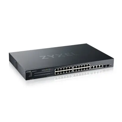 Коммутатор Smart L3 Lite Zyxel NebulaFlex XMG1930-30, rack 19", 24xRJ-45: 1/2.5G, 4xRJ-45: 1/2.5/5/10G, 2xSFP+