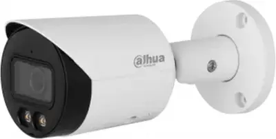 DAHUA DH-IPC-HFW2449SP-S-LED-0280B Уличная цилиндрическая IP-видеокамера Full-color с ИИ 4Мп, 1/2.9” CMOS, объектив 2.8мм, видеоаналитика, LED-подсветка до 30м, IP67, корпус: металл