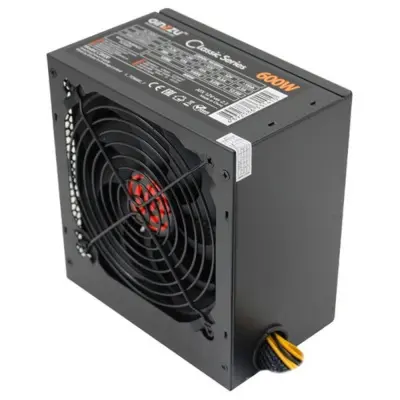 Ginzzu CB600 12CM black,24+4p,2 PCI-E(6+2), 4*SATA,3*IDE,оплетка MB, кабель питания