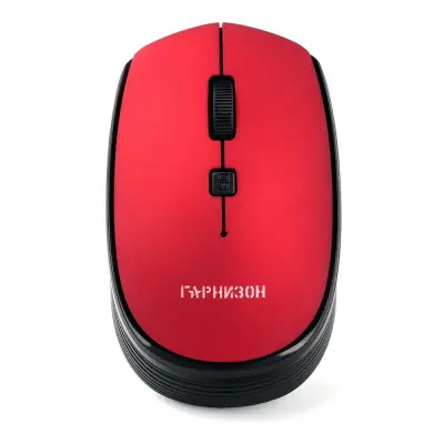 Гарнизон Мышь беспров. GMW-550-3, красный, 1000 DPI, 2 кн.+ колесо-кнопка