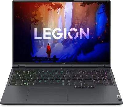 Ноутбук Lenovo Legion 5 Pro 16ARH7H Ryzen 7 6800H 16Gb SSD1Tb NVIDIA GeForce RTX 3060 6Gb 16" IPS WUXGA (1920x1200) Windows 11 Home grey WiFi BT Cam (82RG000PRU)