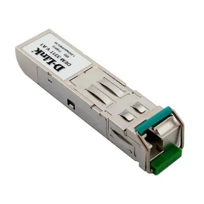 D-Link 331T/40KM/B1A WDM SFP-трансивер с 1 портом 1000Base-BX-D (Tx:1550 нм, Rx:1310 нм) для одномодового оптического кабеля (до 40 км, разъем Simplex LC)
